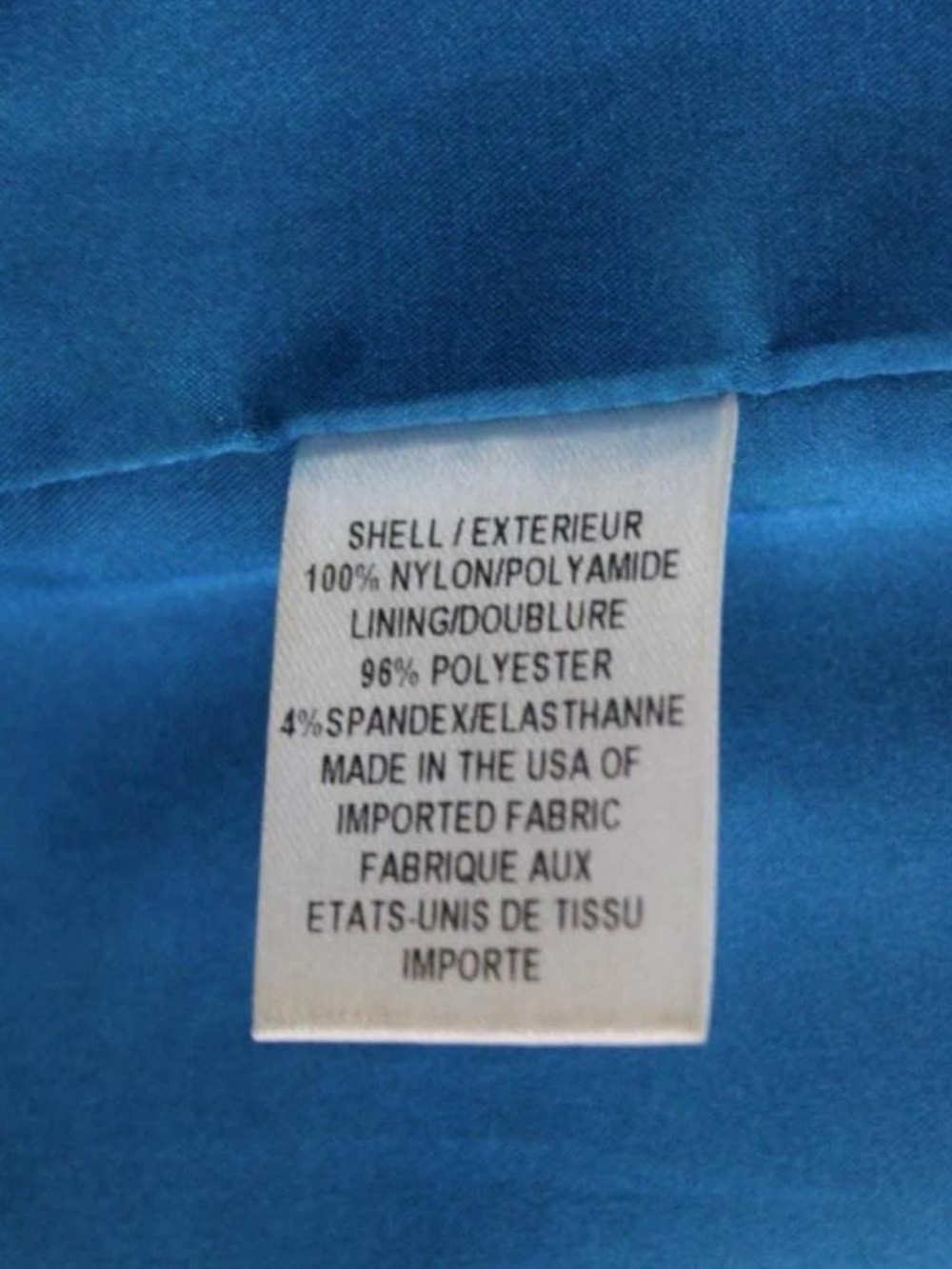 Blue Knit Mini Skirt with Black Waistband - Picture 5 of 8